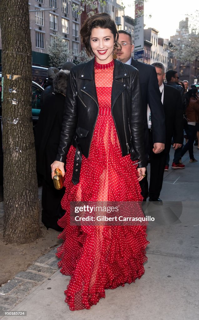 Celebrity Sightings in New York City - April 22, 2018
