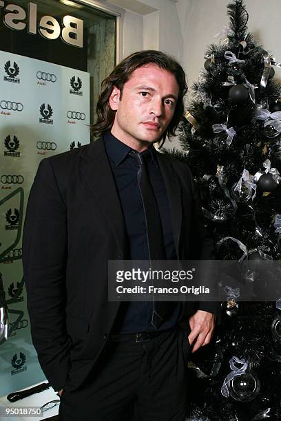 Vice President of Belstaff Manuele Malenotti attends the "Amelia" premiere cocktail party at the Belstaff Rome store on December 22, 2009 in Rome,...