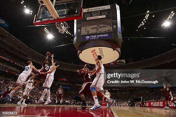 John R. Wooden Classic: Mississippi State Jarvis Varnado in action vs UCLA at Honda Center. Anaheim, CA CREDIT: John W. McDonough