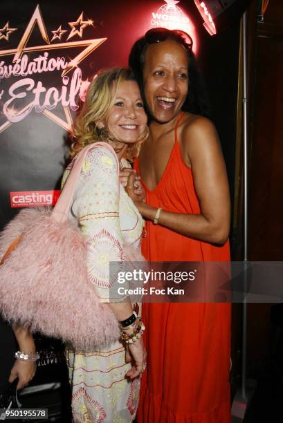 Fiona Gelin and Vincent McDoom attend "Revelation des Etoiles" French Finalists for WCOPA at Cesar Palace on April 22, 2018 in Paris, France.