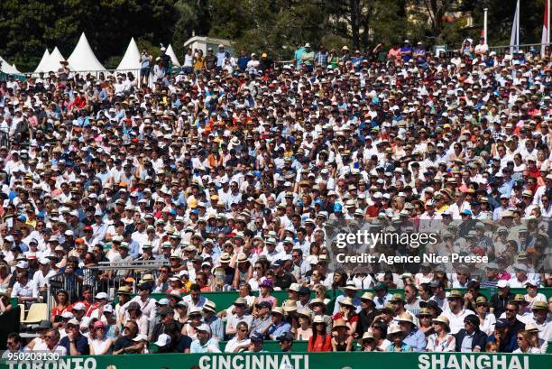 Illustration Rolex Monte-Carlo Masters during the Monte Carlo Rolex Masters 1000 at Monte Carlo on April 22, 2018 in Monaco, Monaco.