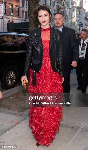 Actress Mary Elizabeth Winstead arriving to the screening of 'All About Nina' during the 2018 Tribeca Film Festival at SVA Theatre on April 22, 2018...