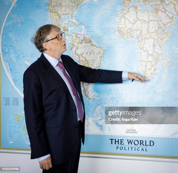 Berlin, Germany Bill Gates, captured on April 19, 2018 in Berlin , Germany.