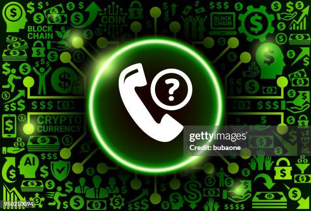 unkown caller  icon on money and cryptocurrency background - bingo caller stock illustrations