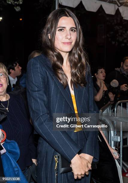 Actress Marianne Rendon arriving to the Screening of 'Mapplethorpe' during the 2018 Tribeca Film Festival at SVA Theatre on April 22, 2018 in New...