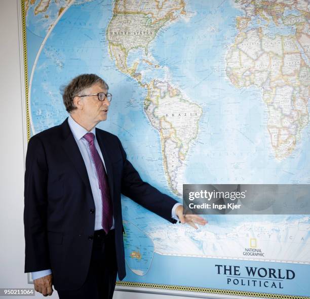 Berlin, Germany Bill Gates, captured on April 19, 2018 in Berlin , Germany.