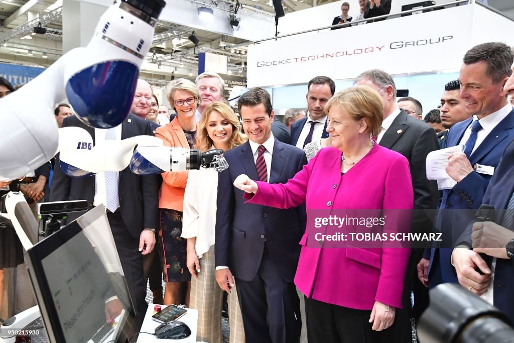 GERMANY-MEXICO-DIPLOMACY-FAIR-TECHNOLOGY
