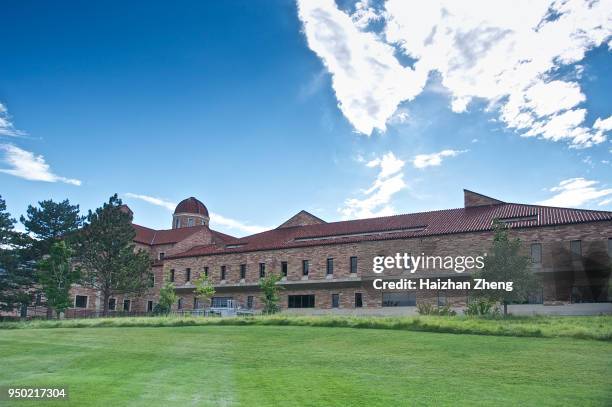 the university of colorado boulder - colorado university boulder stock pictures, royalty-free photos & images