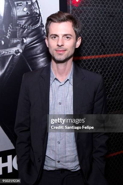 Nathaniel Dushku attends the "Mapplethorpe" After Party at The Eagle on April 22, 2018 in New York City.