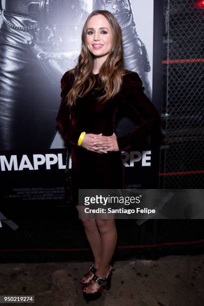 Eliza Dushku attends the "Mapplethorpe" After Party at The Eagle on April 22, 2018 in New York City.