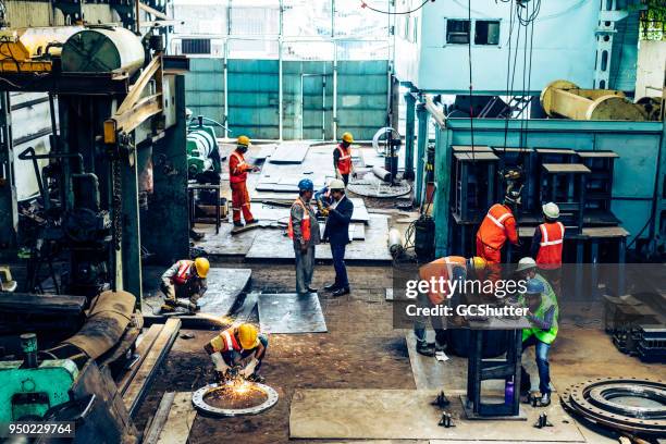 factory operations in full work. - industrial equipment stock pictures, royalty-free photos & images