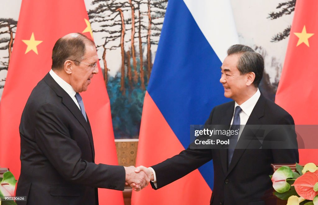 Russian Delegation In Beijing For Meetings
