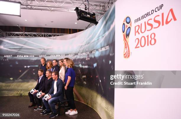 Gerhard Delling, Palina Rojinski, Matthias Opdenhoevel, Julia Scharf, Alexander Bommes, and Jessy Wellmer. Thomas Hitzlsperger, Stefan Kuntz and...