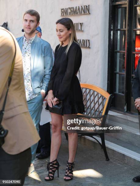 Camden Scott and Shane Bitney Crone are seen on April 22, 2018 in Los Angeles, California.