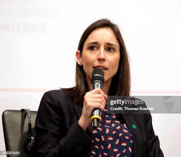 Brune Poirson, State Secretary to the Minister for the Ecological and Inclusive Transition, France speaks during the 'Berlin Energy Transition...