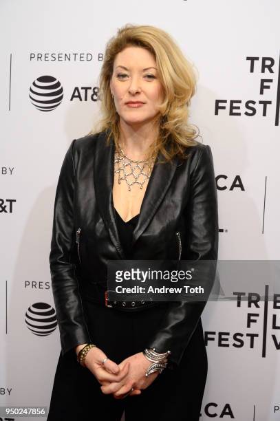 Ondi Timoner attends the 'Mapplethorpe' premiere during the 2018 Tribeca Film Festival at SVA Theatre on April 22, 2018 in New York City.