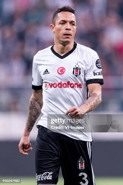 Adriano Correia Claro of Besiktas JK during the Turkish Spor Toto Super Lig football match between Besiktas JK and Evkur Yeni Malatyaspor on April...