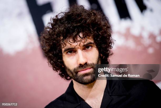 Tamar Novas attends 'Farina' Madrid Photocall on April 23, 2018 in Madrid, Spain.