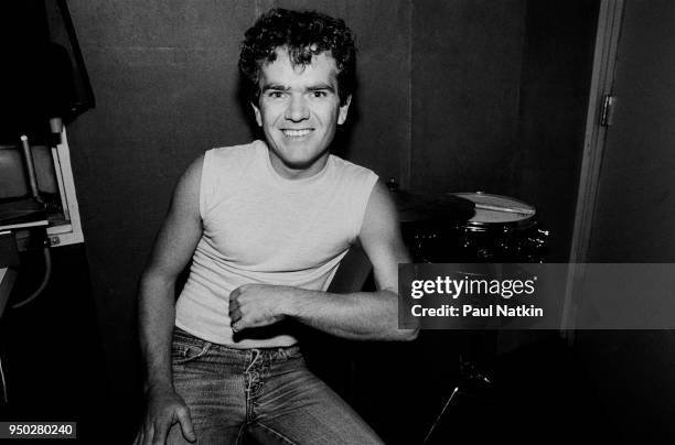 Portrait of actor Butch Patrick at WLS Radio in Chicago, Illinois, October 28, 1983.