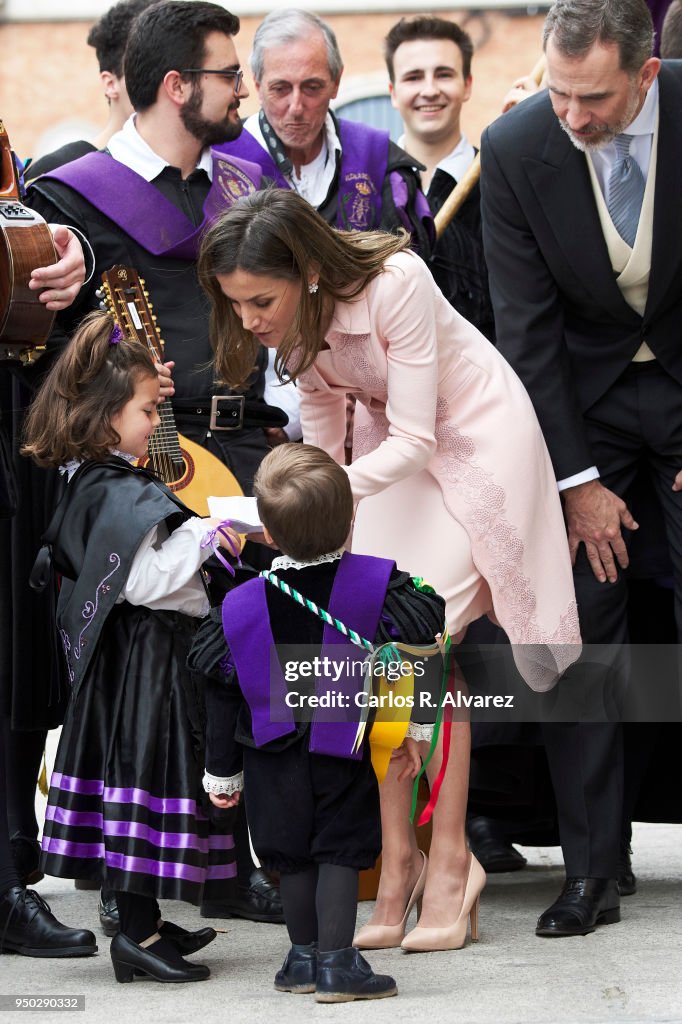 Spanish Royals Attend 'Miguel de Cervantes' Literature Awards