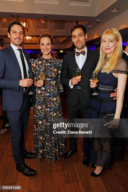 Ruth Bradley, Alex Hassell and Emma King attend the British Academy Television Craft Awards held at The Brewery on April 22, 2018 in London, England.