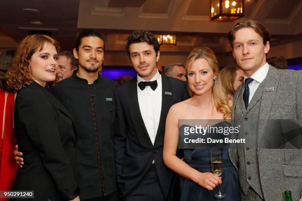 Hannah Britland , Harry RIchardson and guests attend the British Academy Television Craft Awards held at The Brewery on April 22, 2018 in London,...