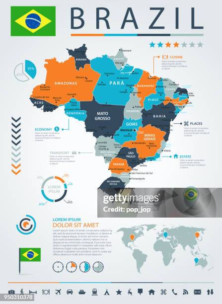 12 - brasilien - blau-orange infografik 10 - curitiba stock-grafiken, -clipart, -cartoons und -symbole