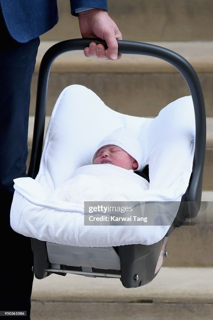 The Duke & Duchess Of Cambridge Depart The Lindo Wing With Their Baby Boy