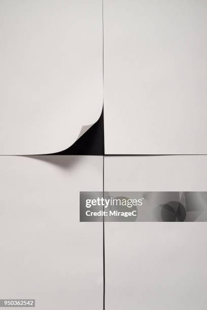 paper page corner peel - turning page stock pictures, royalty-free photos & images
