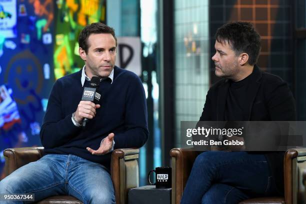 Actor Alessandro Nivola and director Sebastian Lelio visits the Build Series to discuss the new film "Disobedience" at Build Studio on April 23, 2018...