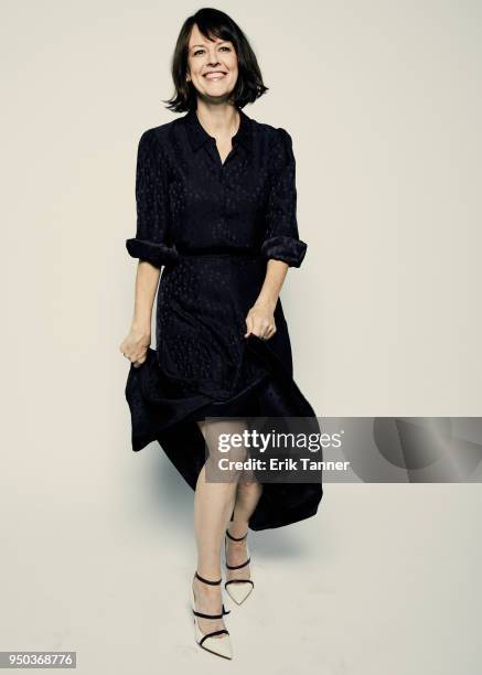 Rosemarie DeWitt of the film Song of Back and Neck poses for a portrait during the 2018 Tribeca Film Festival at Spring Studio on April 23, 2018 in...