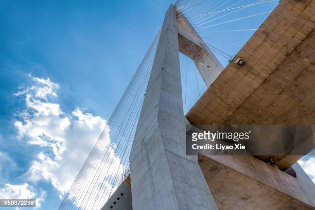 bridge - buildings clear sky stock pictures, royalty-free photos & images