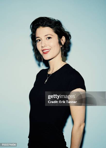 Mary Elizabeth Winstead of the film All About Nina poses for a portrait during the 2018 Tribeca Film Festival at Spring Studio on April 22, 2018 in...