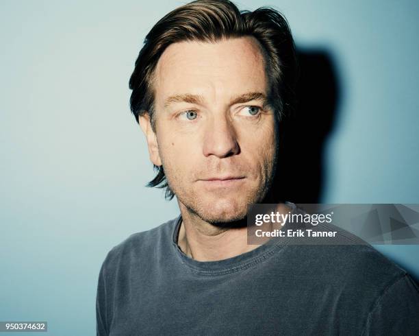 Ewan McGregor of the film Zoe poses for a portrait during the 2018 Tribeca Film Festival at Spring Studio on April 22, 2018 in New York City.