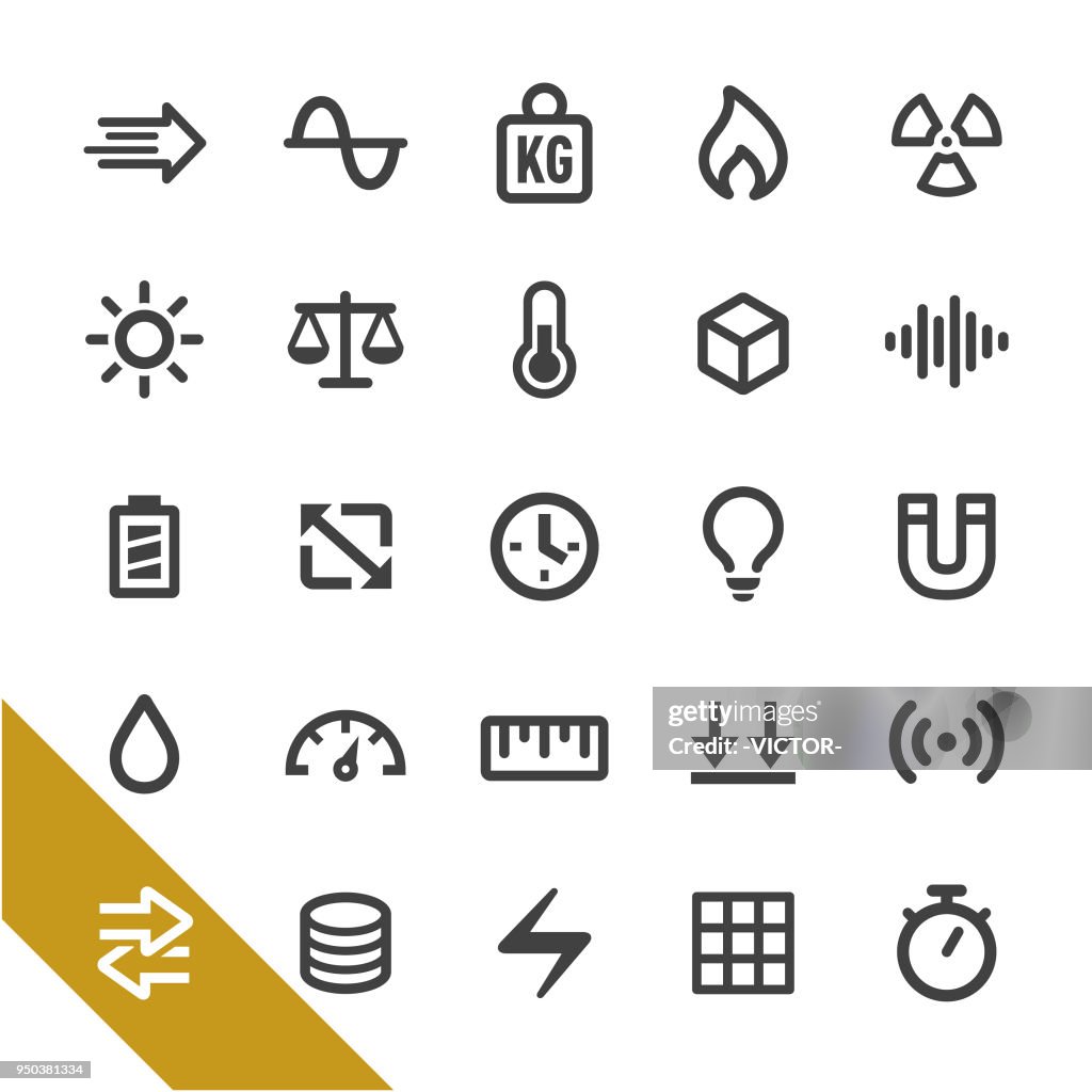 Measurement Units Icons - Select Series