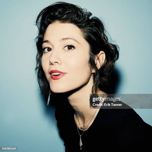 Mary Elizabeth Winstead of the film All About Nina poses for a portrait during the 2018 Tribeca Film Festival at Spring Studio on April 22, 2018 in...