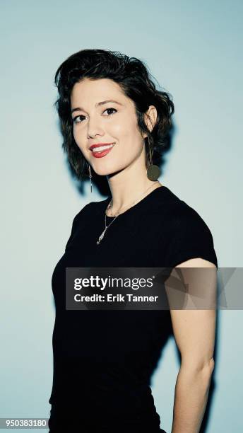 Mary Elizabeth Winstead of the film All About Nina poses for a portrait during the 2018 Tribeca Film Festival at Spring Studio on April 22, 2018 in...