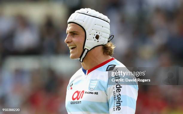 Pat Lambie of Racing 92 looks on during the European Rugby Champions Cup Semi-Final match between Racing 92 and Munster Rugby at Stade Chaban-Delmas...