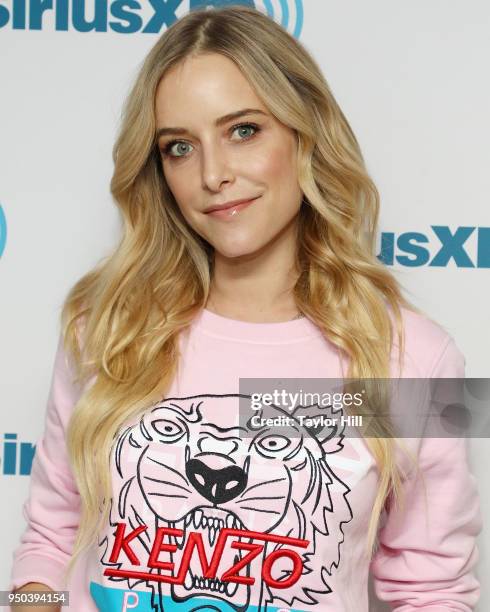 Jenny Mollen visits the SiriusXM Studios on April 23, 2018 in New York City.