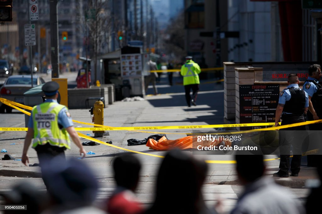 Rental Van Plows Into Pedestrians On Toronto Street, Injuring At Least Eight