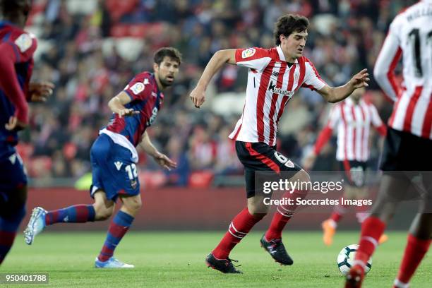 Mikel San Jose of Athletic Bilbao during the La Liga Santander match between Athletic de Bilbao v Levante at the Estadio San Mames on April 23, 2018...