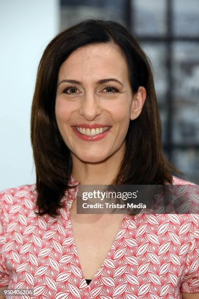 Ulrike Frank during the 'Kasimir und Kaukasus' photo call at Schlosspark Thetaer on April 23, 2018 in Berlin, Germany.