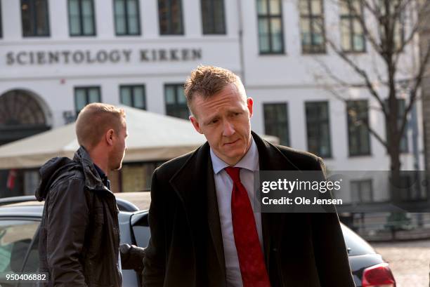 Special prosecuter Jakob Buch-Jepsen arrives to Copenhagen City Court for the last court hearing against submarine owner Peter Madsen accused of...