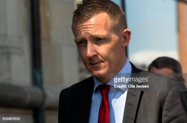Special prosecuter Jakob Buch-Jepsen seen at Copenhagen City Court for the last court hearing against submarine owner Peter Madsen accused of...