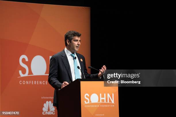 John Khoury, founder and managing partner of Long Pond Capital LP, speaks at the 23rd annual Sohn Investment Conference in New York, U.S., on Monday,...