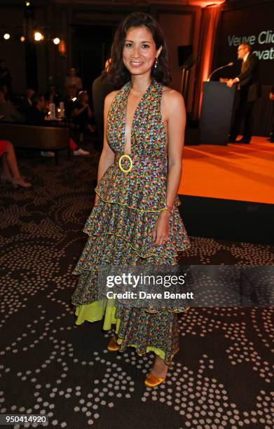 Jasmine Hemsley attends the GQ Food & Drink Awards at Rosewood London on April 23, 2018 in London, England.