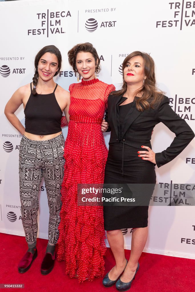 Jamie Loftus, Mary Elizabeth Winstead and Eva Vives attend...