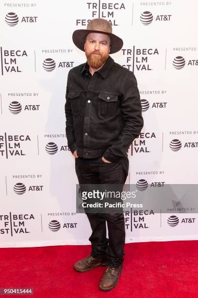 Thomas Scott Stanton attends premiere of All About Nina during Tribeca Film Festival at SVA Theater.