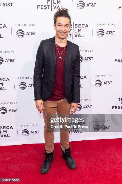 Sheldon White attends premiere of All About Nina during Tribeca Film Festival at SVA Theater.