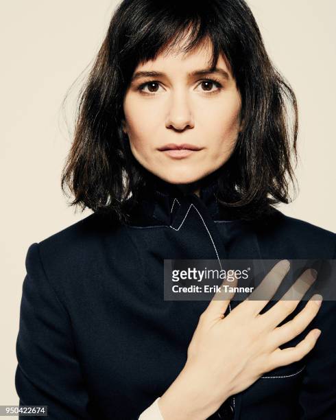 Katherine Waterston of the film State Like Sleep poses for a portrait during the 2018 Tribeca Film Festival at Spring Studio on April 21, 2018 in New...